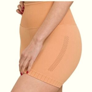Zenana Outfitters Shorts in Butter Orange